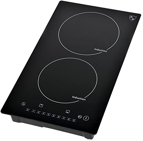 K&H 2 Burner Dual 12 Built-in Electric Stove Radiant Ceramic Cooktop 12  Inch 220V CERV-3002 - Kitchen & Home