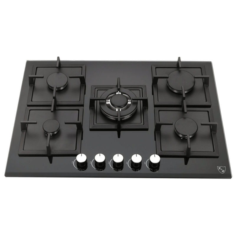 30 Gas-on-glass Cooktop with 5 Burners