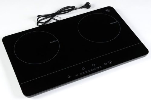 K&H Double 2 Burner Dual 24 Built-in Induction Electric Stove Ceramic  Cooktop 24 Inch 120V 1800W INDH-1802-120Hx - Kitchen & Home